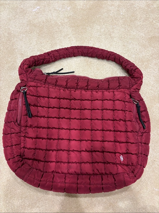 FP Movement by Free People Handbags - FP Movement Quilted Burgundy Women's Carryall Bag